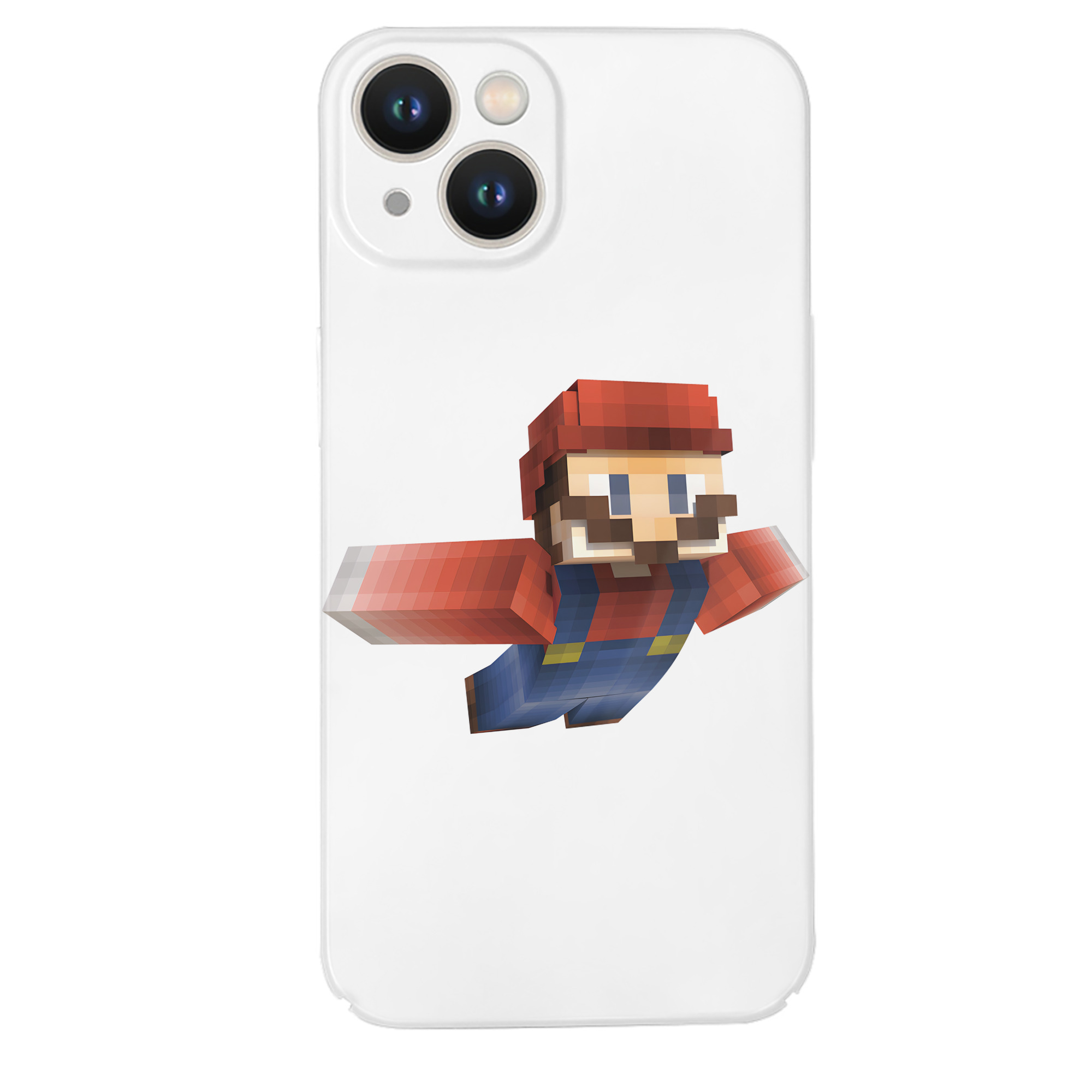 （画像用） マインクラフト ブロックの世界 Minecraft MC Block world 【iPhone 14シリーズ対応】ハードケース